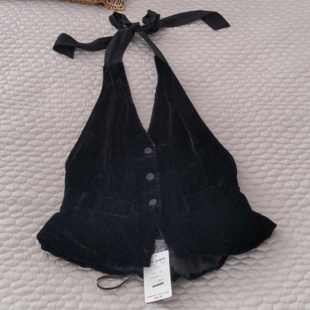 Free people velvet vest